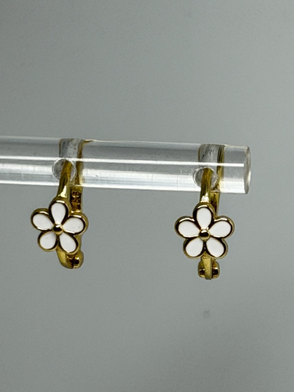 925 Sterling Silver in Yellow gold filled Earrings - For Sale!